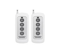 Modulo di Apprendimento del Codice di Controllo Remoto Wireless EV1527 da 2 Pezzi con Antenna ABCD, Controllo A 4 Pulsanti, Apriporta A Lungo Raggio
