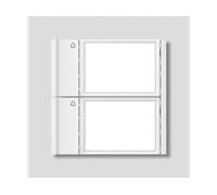 MODULO DI CHIAMATA SIEDLE TM 700-2-0 W - doppio, retroilluminato, targhetta nome intercambiabile
