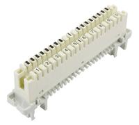 TRU COMPONENTS 1425908 Modulo di collegamento LSA Plus 2, 10 fili doppi 93014c1