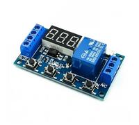 Modulo di controllo temporizzazione del relè di ritardo digitale a LED DC 5V 12V 24V con circuito stampato e timer di ciclo di attivazione stlxy(1 Pcs,Type-c Relay)