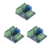 Modulo di convertitore di corrente a tensione 3pc ad alta precisione 0 20 mA a 0 5 V Sche di trasmettitore del segnale per test industriale PLC Test del materiale ABS DC10 30V