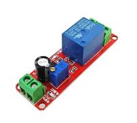 Modulo di disconnessione regolabile con interruttore timer NE555 DK555 relè a ritardo DC 12V Schermo a 0~10S