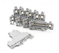 Modulo di dissipazione del calore in rame laminato con terminale su guida DIN da 10 pezzi UKKB3 for la distribuzione dell'alimentazione multifilo