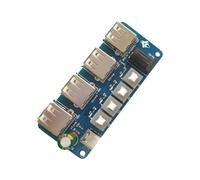 Modulo di Espansione Alimentazione, Controllo Pulsanti, Scheda di Distribuzione HUB USB, Modulo di Espansione Alimentazione DC5V, HUB di Alimentazione USB a 4 Vie
