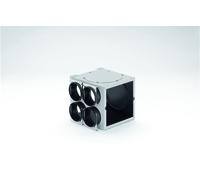 Modulo di espansione ComfoCube CT 4xDN90 per collettore modulare, grigio, con staffa di fissaggio di Zehnder - 990323065