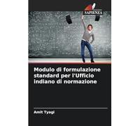 Modulo di formulazione standard per l'Ufficio indiano di normazione