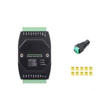 Modulo di ingresso analogico a 8 canali compatibile con protocollo RTU via RS485, ampia tensione di ingresso DC 7V a 36V, montato su guida DIN (B)