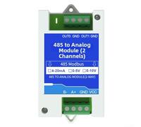 Modulo di ingresso analogico RS485, convertitore di segnale di acquisizione del trasmettitore a 2 vie a 4 vie 4-20mA 5V 10V per controllo PLC di automazione industriale (4 vie 0-5V)
