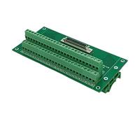 Modulo Di Interfaccia Compatibile Con Le Parti Della Guida DIN | Breakout Femmina MDR A 50 Pin. Passo 0,05". Modulo Terminale SCSI 50. Montaggio Su Guida DIN.(MDR-50P-A2)