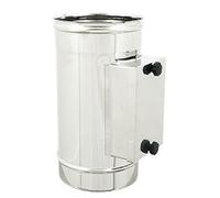 MODULO DI ISPEZIONE ACCIAIO Diam 300 Canne Fumarie Acciaio Cappelli Zincati