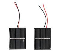 Modulo di pannello solare Culnflun, 2pcs celle solari per alimentazione a micro -mini per occhio 43x55mm 0,4 w 1,5 V pannelli fai te per elettrodomestici a bassa potenza