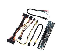 Modulo di Potenza da 300 W, Ingresso 12 V, Cavo a 24 Pin, Modulo di Alimentazione Breadboard con Cavo AUX/a 24 Pin per Mini-ITX e Custodia 1U, Protezione da Sovracorrente,