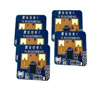 Modulo di Presenza Umana HLK-LD2410C 24G MmWave, 5 Pezzi, per Rilevamento di Movimento, per La Sicurezza Domestica Intelligente, Sensore