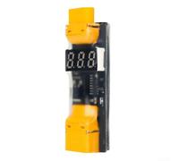 Modulo di protezione da cortocircuito per controller di volo con doppi fusibili - Display digitale Monitor tensione fino a 8S per batteria - PCB nero 63x23mm