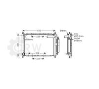 Modulo Di Raffreddamento Per Nissan Micra III 1.0 16V Anno 03-10