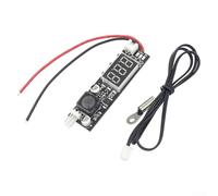 Modulo di regolazione della temperatura della ventola DC12V con display a LED, supporto ventola 0.2-2A, gamma 9.9-99.9C, set di fabbrica 30C Start 35C Full 28C Off (anelli)