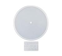 Modulo di resina 3D-3D Silicone , Modulo di resina orologio | Uhr-Harz, portacandele in silicone, grande orologi, forme per la produzione di , decorazione