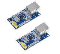 Modulo di rete Ethernet LAN Hailege 2 pezzi W5500 3,3 V / 5 V Supporto TCP / IP51 / STM32 Programma microcontrollore con 32k byte SPI su W5100