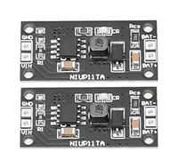 Modulo di Ricarica 2 pezzi, 1-8 celle Ni-Ca Ni-metallo Ibrido Carica della Batteria Componenti elettronici Modulo di Ricarica Display digitale per la Ricarica Solare(NIUP11TA_1S 1-Cell(1S))