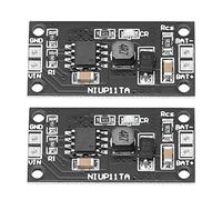 Modulo di Ricarica da 2 Pezzi 1-8 Celle Nichel-Idruro di Metallo Caricabatteria Componenti Elettronici per Giocattoli per Bambini Fotocamere Digitali per Auto Ricarica Solare(NIUP11TA_8S 1-Cell(8S))