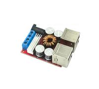 Modulo di Ricarica per Veicoli CC 8V-35V 5V 8A Modulo di Depressurizzazione Alimentatore Caricabatterie Mobile con 4 Porte USB
