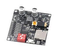 Modulo di riproduzione vocale ad alta potenza da 20 W con slot per schede e interfacce USB Lettore musicale Mp3 per applicazioni multiple