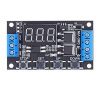 Modulo di ritardo DriKou Modulo di ritardo di temporizzazione del ciclo di trigger digitale Scheda relè LED per apparecchiature elettroniche di controllo industriale