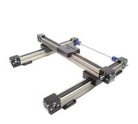 Modulo di scorrimento a cinghia sincrona di precisione con vite a sfere XYZ, gantry a tre assi, attuatore lineare a sbalzo, banco da lavoro con guida di scorrimento(Combination G)