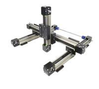 Modulo di scorrimento for cinghia sincrona ad alta velocità e alta precisione LHA4572, attuatore lineare for albero a portale a tre assi XYZ, banco da lavoro(Z Axis 500mm,100mm Stroke-XY)