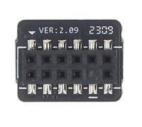 Modulo di Sicurezza con Crittografia TPM 2.0, Modulo di Sicurezza SPI 12 Pin per A520, B550, WRX80, X570S, B650, Modulo di Sicurezza TPM per Scheda Madre
