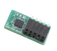 Modulo di Sicurezza con Crittografia TPM2.0, AOM TPM 9672V Computer Key Modulo SPI Verde Verticale a 10 Pin per Scheda Madre, con Applicazione Controller Infineon TCG2.0