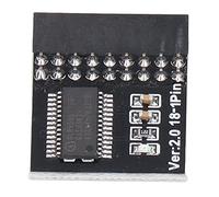 Modulo di sicurezza originale LPC 18PIN TPM 2.0 Supporta i test di aggiornamento WIN11 Modello fornitore MRS121D Chip di crittografia della scheda madre PCB nero compatibile con