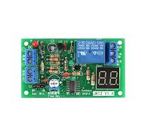 Modulo di spegnimento con conto alla rovescia con tasto OFF e Display digitale LED, da 12V CC, regolabile da 1 secondo a 99 secondi e da 1 minuto a 99 minuti