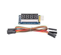 Modulo di tubo digitale a 4 cifre 74HC595 Modulo di visualizzazione LED regolabile Driver Jumper 3.3V 5V
