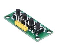 Modulo di Visualizzazione Ctrol 8x5x1 cm 4 Pin Tastiera Modulo 4 Pulsanti Indipendenti di Controllo per Esperimenti Elettronici con Prestazioni Eccellenti