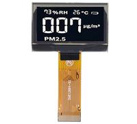Modulo di visualizzazione LCD Digital Sche Digital 1.54in 128x64 SSD1309 Kit di set di accessori a 24 pin Clear Clear Schermo luminoso Progetti elettronici fai - -te Progetti (MRC128-1 bianco)
