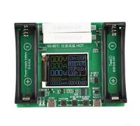 Modulo digitale del tester della capacità delle cellule di litio con schermo LCD da 1,77 pollici per il monitoraggio in tempo reale della resistenza interna di tensione corrente e potenza con tre