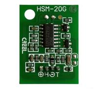 Modulo digitale di plastica verde del sensore di umidità e di temperatura Hsm-20g per il sistema di monitoraggio meteo di automazione domestica con gli aggiornamenti dei dati di risposta rapida e
