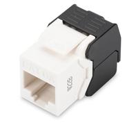 Modulo DIGITUS Keystone - Cat-6A - non schermato - RJ45 - Classe EA - 500 MHz - 10GBase-T - Senza utensili di montaggio - Bianco, Modulo Keystone, Cat 6A - Non Schermato