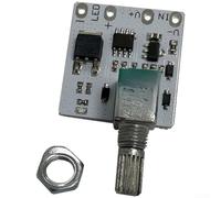 Modulo dimmer a striscia LED con interruttore on/off manopola liscia driver a tensione costante per strisce 12 V/24 V furgoni armadi display (quadrato)