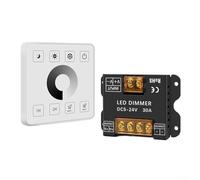 Modulo dimmer per strisce LED per luci a nastro da 12 V 24 V con pannello di controllo touch e funzionamento a distanza wireless resistente alle interferenze
