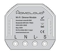 MODULO DIMMER WIFI SMART REGOLATORE INTENSITÀ LUCE LED TRIAC 150W INTERRUTTORE E