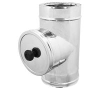 MODULO D'ISPEZIONE CANNA FUMARIA - INOX - PER STUFE e CAMINI