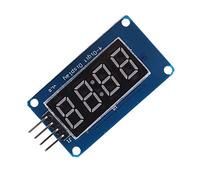 Modulo Display a LED, Display a LED a Luce Rossa a Display 7 segmenti con luminosità Regolabile