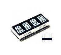 Modulo Display A Pannello A 7 Segmenti A 4 Bit da 0,54 Pollici con Driver HT16K33 e Pin IIC, per Progetti DIY, Colore Bianco