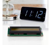 Modulo display LCD 1602 16x2 caratteri retroilluminazione blu o giallo-verde con interfaccia I2C per Arduino e Raspberry Pi, 5 V Tensione di funzionamento (A)