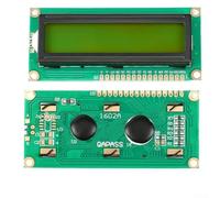 Modulo display LCD 16x2 con interfaccia I2C, schermo retroilluminato blu o giallo verde da 5 V per Arduino e Raspberry Pi - 1602 LCD Shield (B)