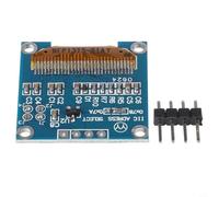 Modulo display LCD OLED da 0,96 pollici per Arduino I2C Interfaccia 128x64 Risoluzione dello schermo adatto per lo sviluppo di sistemi integrati (blu)