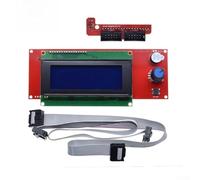 Modulo display LCD2004 per stampante 3D, schermo caratteri 20x4 con encoder rotativo e adattatore intelligente, supporto stampa offline, compatibile con RAMPS 1.4, appassionati di fai da te e hobbisti