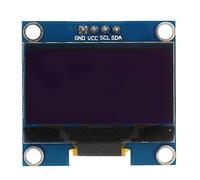 Modulo display OLED, 1.3 pollici 128x64 piccolo modulo display OLED, IIC I2C Comunicare tabellone luminoso, per MP3, funzione cellulare, dispositivo Smart Health, 3,3 V/5 V